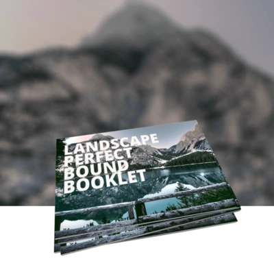 Landscape Perfect Bound Booklets