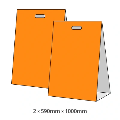 Outdoor - A - Board - Pack 2x 590 1000