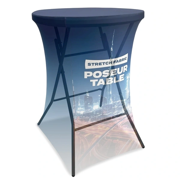 Stretch Fabric Poseur Table - X Ray - Hero